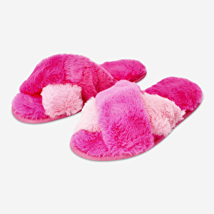 Flying Tiger Copenhagen Pembe Peluş Ev Terliği 37/38 görseli 2