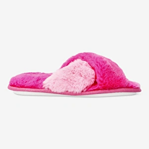 Flying Tiger Copenhagen Pembe Peluş Ev Terliği 39/40 görseli 3