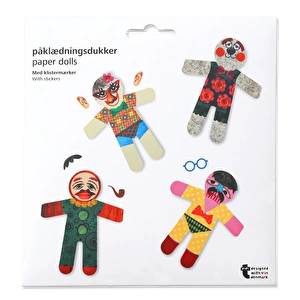 Flying Tiger Copenhagen Kendin Yap Kağıt Bebek ve Sticker Kiti