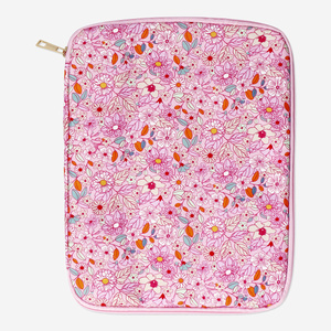 Flying Tiger Copenhagen Pembe Çiçek Desenli Tablet Çantası 10" görseli 1