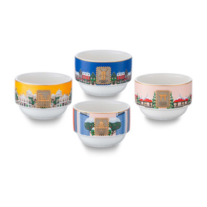 Jumbo New Year Countries 4'lü Çerezlik 8.5 cm görseli 35