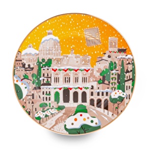 Jumbo New Year Countries 4'lü Pasta Tabağı 20 cm görseli 7