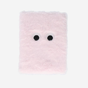 Flying Tiger Copenhagen Pembe Peluş Kapaklı Defter