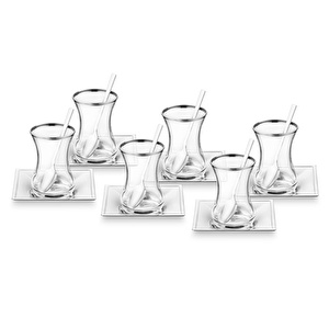 Jumbo Timeless 18 Parça 6 Kişilik Çay Seti görseli 3