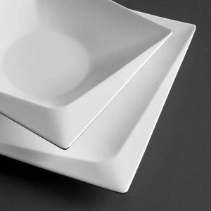 Jumbo Fold Platin 58 Parça 12 Kişilik Kare Yemek Takımı görseli 3