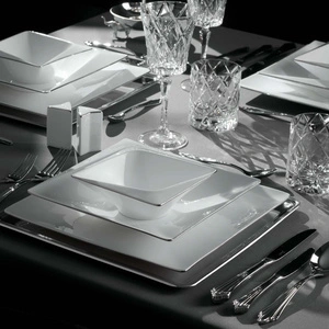 Jumbo Fold Platin 58 Parça 12 Kişilik Kare Yemek Takımı görseli 5
