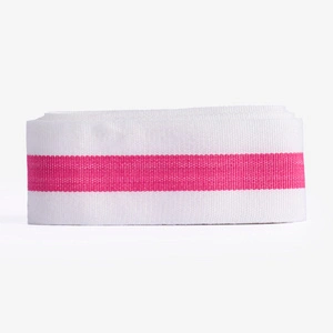 Flying Tiger Copenhagen Pembe Beyaz Çizgili Pamuk Kurdele 300 cm görseli 4