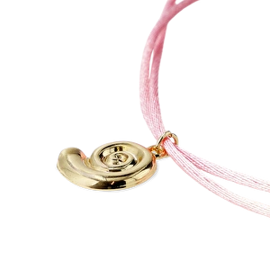 Flying Tiger Copenhagen Gold Deniz Kabuğu Detaylı Pembe Kolye
