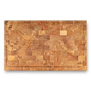 Jumbo Rustik Natural Kesme Tahtası 50x30 cm görseli 1