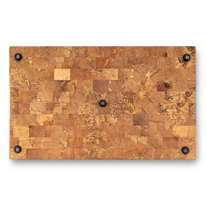 Jumbo Rustik Natural Kesme Tahtası 50x30 cm görseli 3