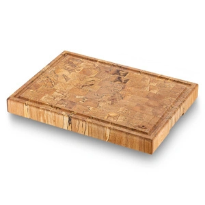 Jumbo Rustik Natural Kesme Tahtası 38x26 cm görseli 7