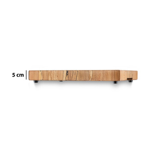 Jumbo Rustik Natural Kesme Tahtası 38x26 cm görseli 11