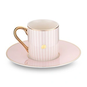 Jumbo Navy Pembe 2'li Kahve Fincan Takımı görseli 7