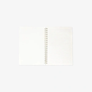 Flying Tiger Copenhagen Çok Renkli Çizgili Spiralli B5 Defter görseli 3