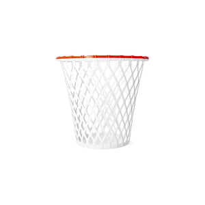 Flying Tiger Copenhagen Beyaz Basketbol Potası Şeklinde Çöp Kovası