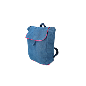 Flying Tiger Copenhagen Mavi Denim Sırt Çantası görseli 1