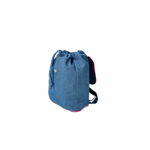 Flying Tiger Copenhagen Mavi Denim Sırt Çantası görseli 3