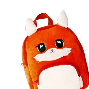 Flying Tiger Copenhagen Tilki Şeklinde Peluş Sırt Çantası görseli 3