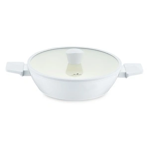 Jumbo Swiss Crystal Light Grey Basık Tencere 26 cm