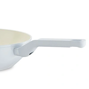Jumbo Swiss Crystal Light Grey Wok Tava 28 cm görseli 9