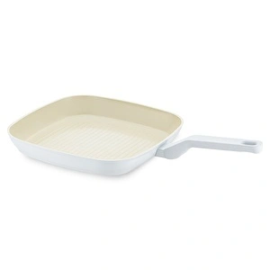 Jumbo Swiss Crystal Light Grey Grill Tava 28 cm görseli 7