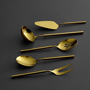 Jumbo 6000 Roller 5 Parça Titanyum Gold Servis Seti görseli 1