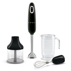 Jumbo Smeg Siyah New Version El Blender Seti HBF03BLEU görseli 1