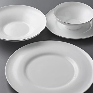 Jumbo Laurel Platin 55 Parça 12 Kişilik Yemek Takımı görseli 3