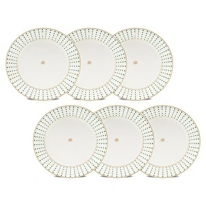 Jumbo Navy Yeşil 6'lı Pasta Tabağı