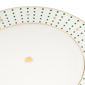 Jumbo Navy Yeşil 6'lı Pasta Tabağı görseli 4