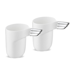 Jumbo Goddess 2 Kişilik Espresso Fincan Seti Platin