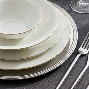 Jumbo Merlem 55 Parça 12 Kişilik Yemek Takımı Gold görseli 5