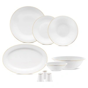 Jumbo Merlem 55 Parça 12 Kişilik Yemek Takımı Gold görseli 6