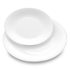 Jumbo Merlem 55 Parça 12 Kişilik Yemek Takımı Platin görseli 14