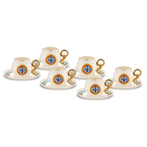Jumbo Tide 6 Kişilik Kahve Fincan Takımı