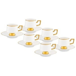 Jumbo Ellmore Gold 6 Kişilik Kahve Fincan Takımı
