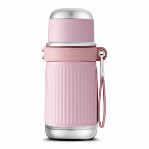 Jumbo Magic Pipetli Pembe Termos 650 ml görseli 6