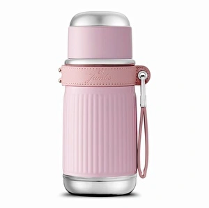 Jumbo Magic Pipetli Pembe Termos 650 ml görseli 9