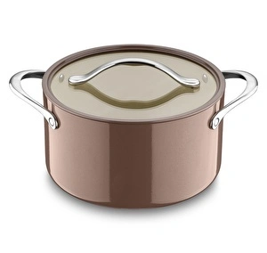 Jumbo Palencia Swiss Crystal Brown 7 Parça Tencere Seti görseli 6