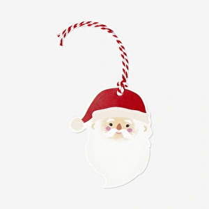 Flying Tiger Copenhagen 8'li Noel Baba Desenli Hediye Etiketi