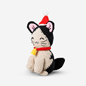 Flying Tiger Copenhagen Kendin Yap Kedi Amigurumi Seti görseli 4