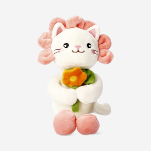 Flying Tiger Copenhagen Çiçek Kostümlü Peluş Kedi 25 cm görseli 1