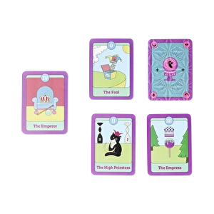 Flying Tiger Copenhagen Çok Renkli Tarot Kartları görseli 5