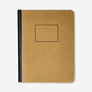 Flying Tiger Copenhagen Kraft Kapaklı Çizgili A5 Defter