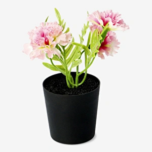 Flying Tiger Copenhagen Saksıda Küçük Pembe Yapay Çiçek görseli 2