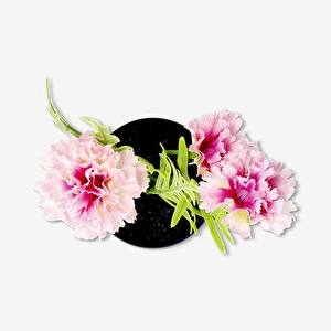 Flying Tiger Copenhagen Saksıda Küçük Pembe Yapay Çiçek görseli 3