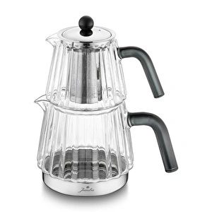 Jumbo Aura Glass İndüksiyon Tabanlı Cam Çaydalık görseli 4
