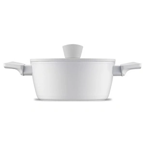 Jumbo Swiss Crystal 6 Parça Light Grey Midi Tencere Seti görseli 9