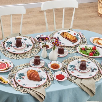 Karaca Very Berry 32 Parça 6 Kişilik Kahvaltı Takımı