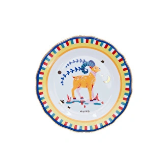 Baci Milano Zodiac Vibe Pasta Tabağı Koç Burcu 16 cm 